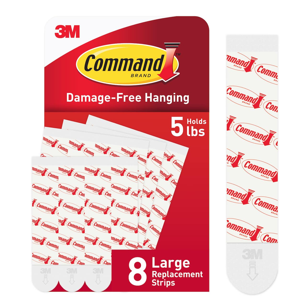 Command™ 5lb. Large Foam Replacement Strips, 8ct.